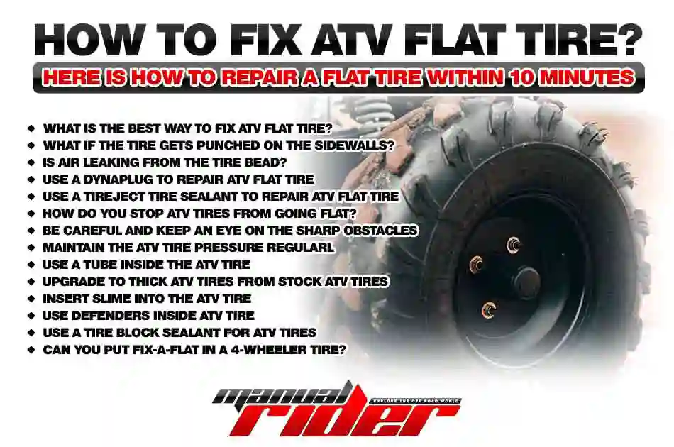 How to Fix a Flat Tire on Your ATV
