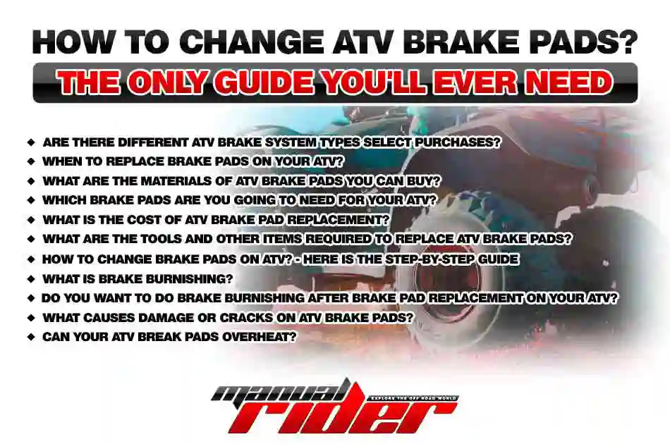 How to change ATV brake pads
