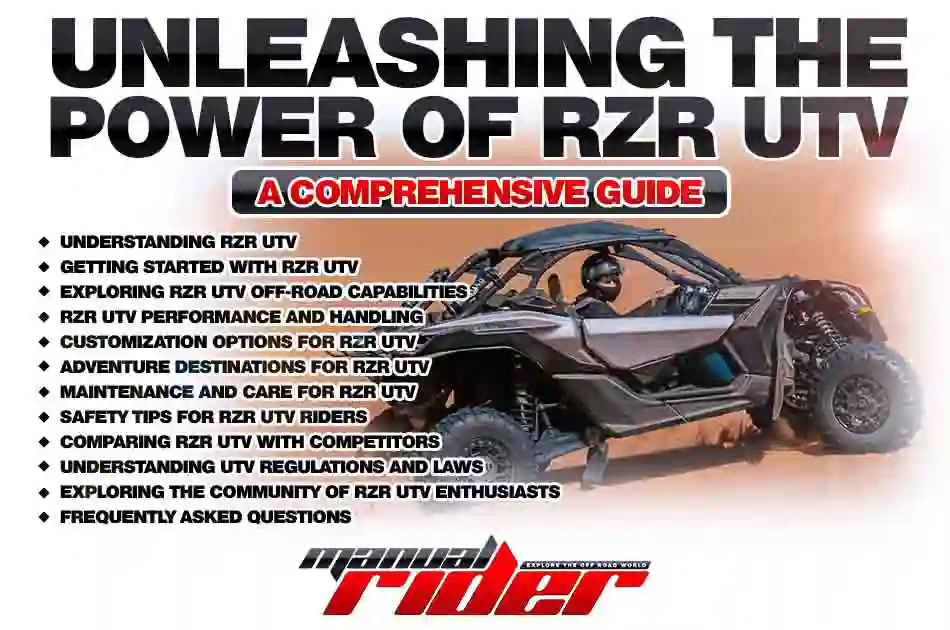 Unleashing the Power of RZR UTV